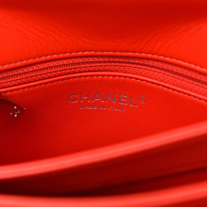 Chanel Lambskin Quilted Small Trendy CC Flap Dual Handle Bag Red 6 of 10