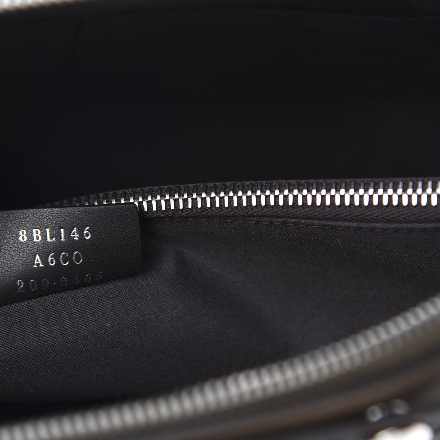 Vitello Dolce Bi-Color FF 1974 Embossed Medium By The Way Boston Bag Maya Black