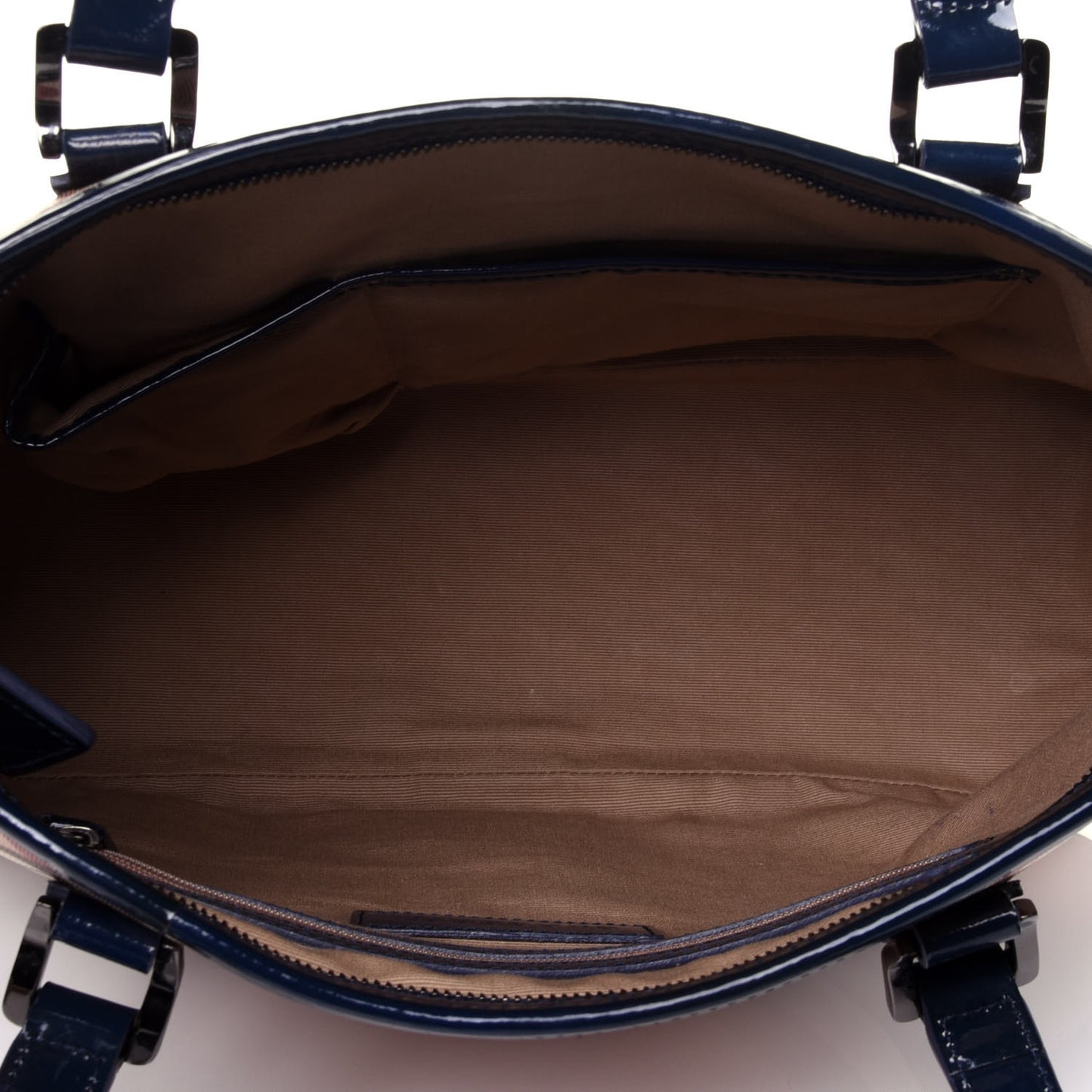 Nova Check Small Nickie Tote Blue