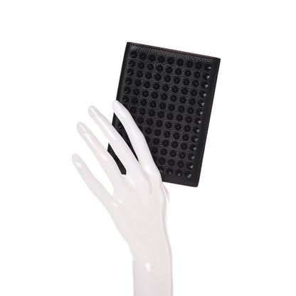 Christian Louboutin Calfskin Studded Loubipass Passport Holder Black 2 of 11