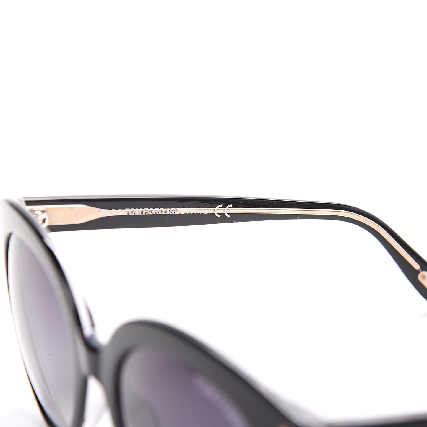 Monica Round Sunglasses TF429 Black