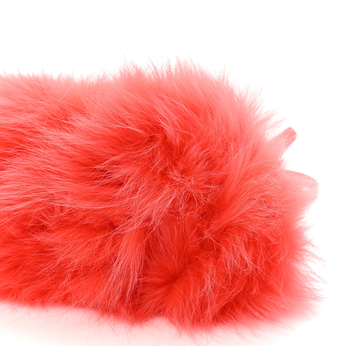 Fox Fur Shiny Nappa Small Fendi First Papavero