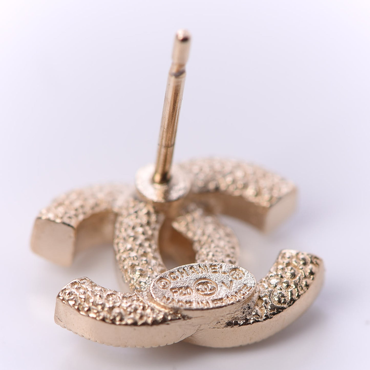 Crystal CC Earrings Gold