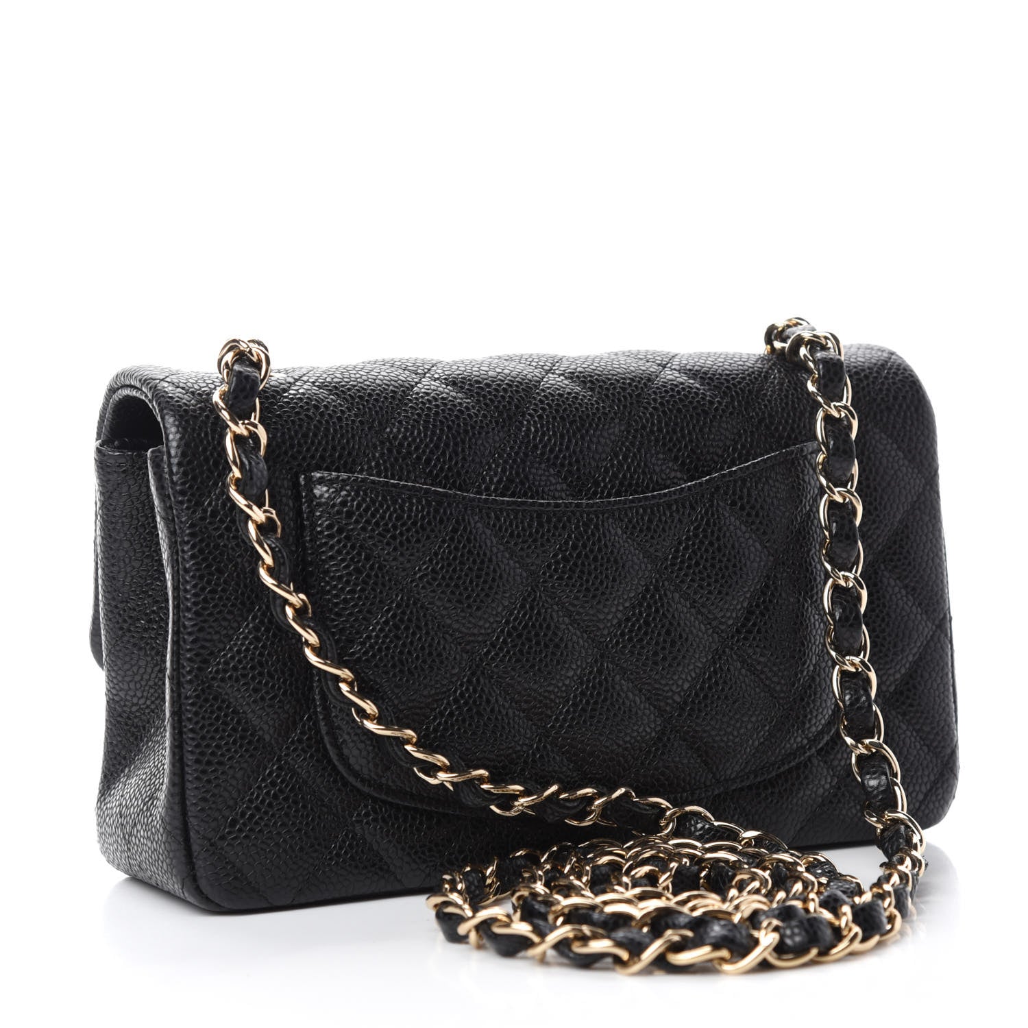 Chanel Caviar Quilted Mini Rectangular Flap Black 3 of 11