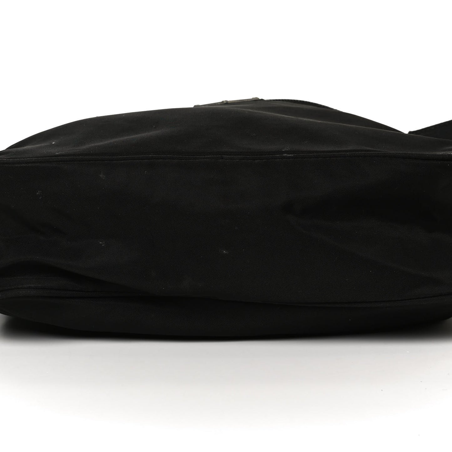 Nylon Tessuto Messenger Bag Black
