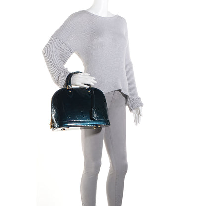 Louis Vuitton Vernis Alma PM Blue Nuit 2 of 7