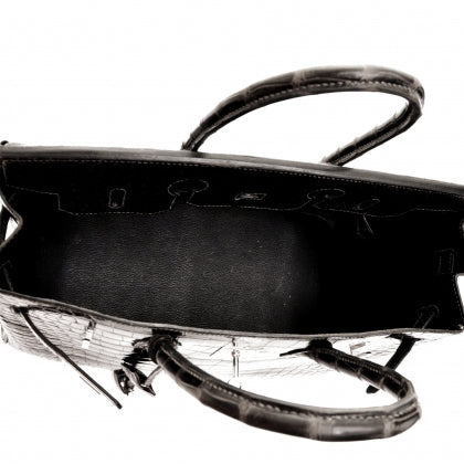 Hermes Porosus Crocodile BIRKIN 35 Graphite 8 of 10