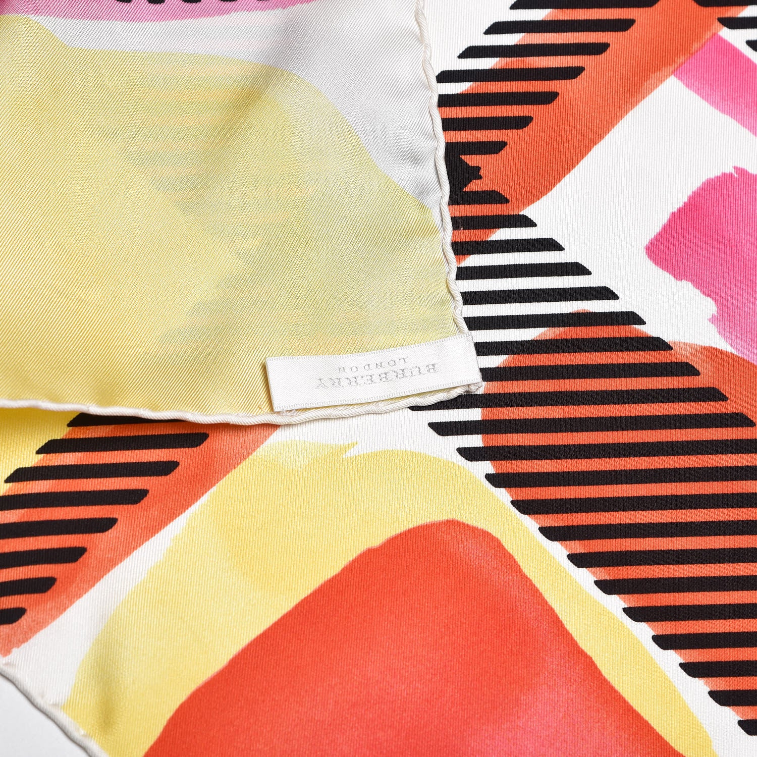 Burberry Silk Nova Check Abstract Scarf Multicolor 5 of 5