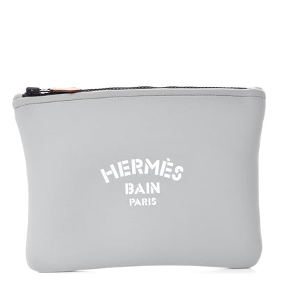 Hermes Neoprene Neobain Small Case Acier 1 of 8