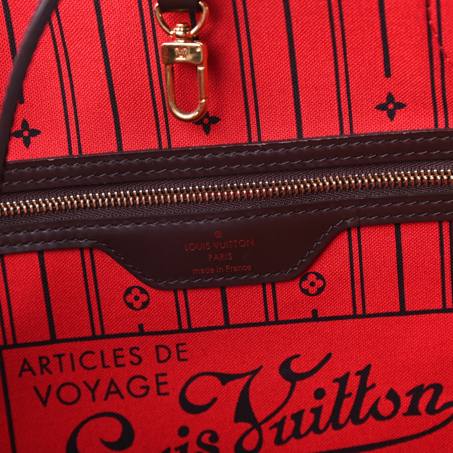 Louis Vuitton Damier Ebene Neverfull GM 8 of 10