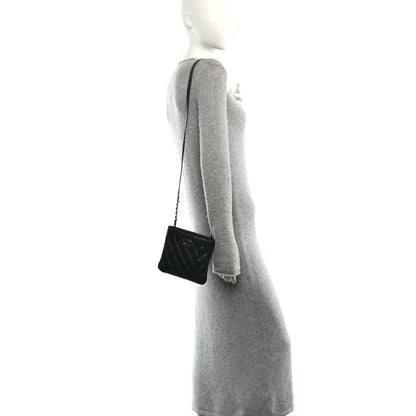 Chanel Calfskin Quilted Crossbody Bag Black 2 of 12