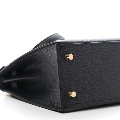 Hermes Epsom Kelly Sellier 25 Black 14 of 19