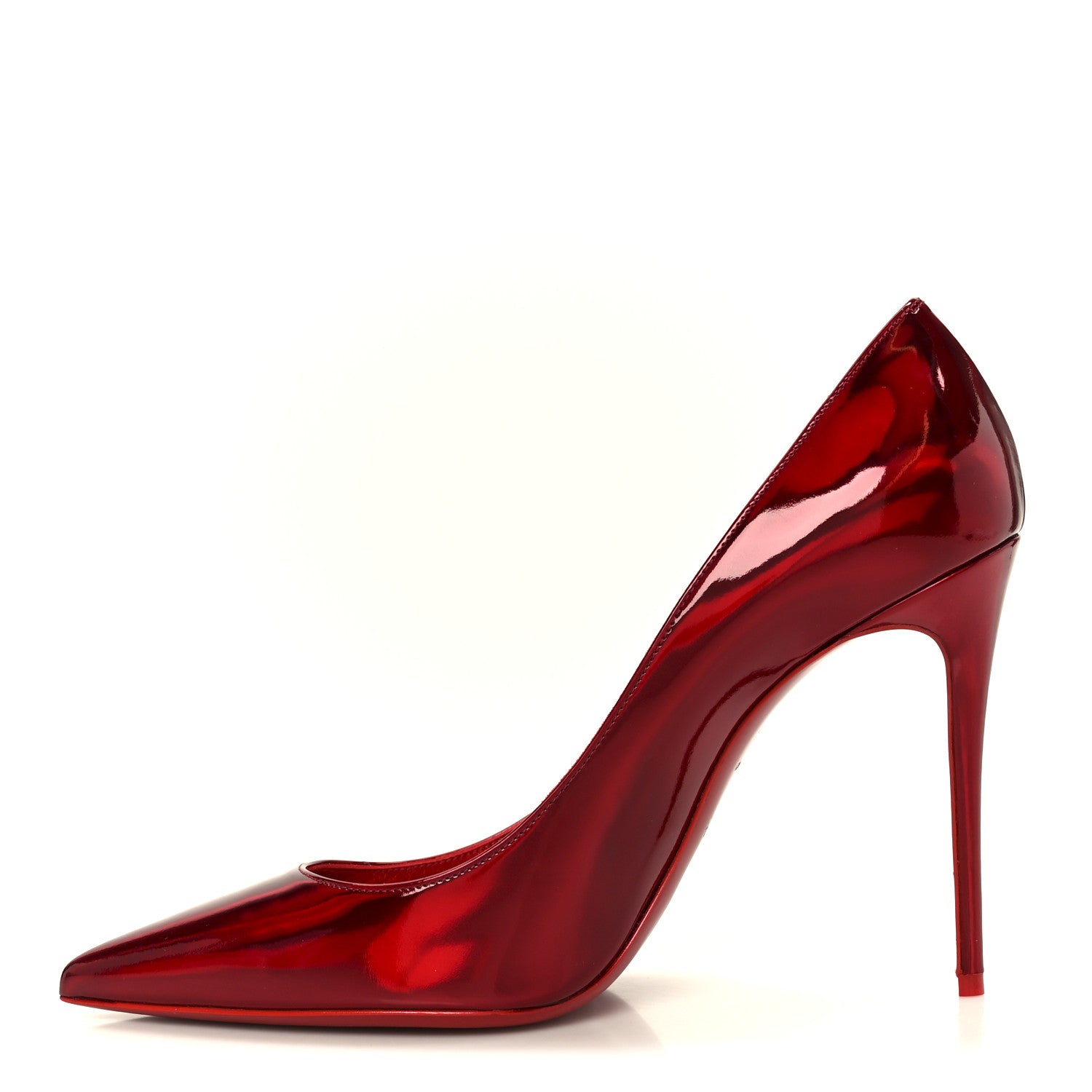 Christian Louboutin Metallic Patent Psychic So Kate 100 Pumps 39.5 Loubi 1 of 8