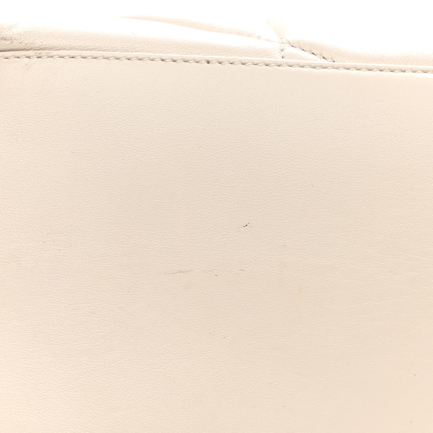 Saint Laurent Lambskin Quilted Medium Loulou Puffer Monogram Chain Satchel Crema Soft 11 of 13