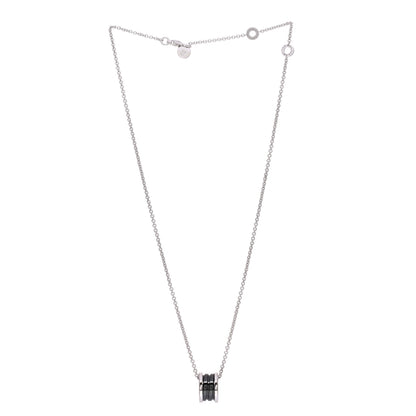Bulgari Sterling Silver Ceramic Save The Children Pendant Necklace 3 of 9