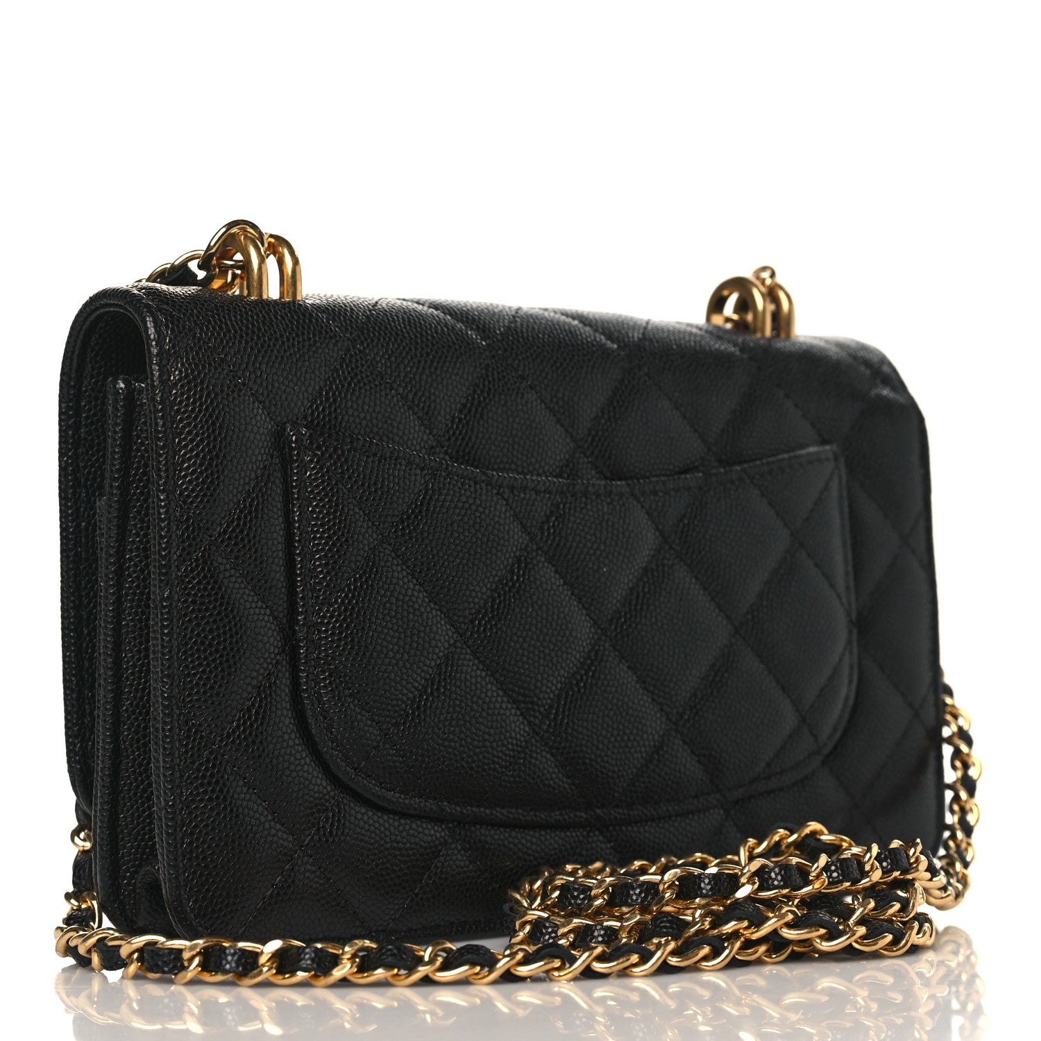 Chanel Caviar Quilted Coco First Wallet On Chain WOC Black 3 of 11