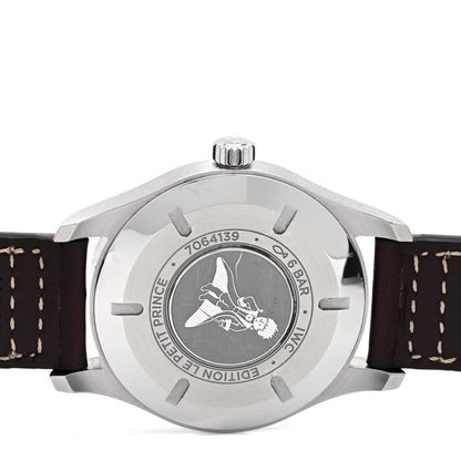 IWC Stainless Steel Calfskin 40mm Pilot Mark XVIII Edition Le Petit Prince Automatic Watch Blue IW327010 4 of 5