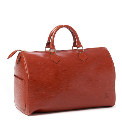 Louis Vuitton Epi Speedy 35 Kenyan Fawn 2 of 8