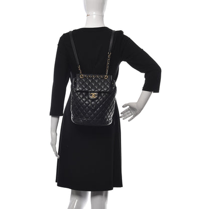 Chanel Lambskin Quilted Small Urban Spirit Backpack Navy 2 of 13