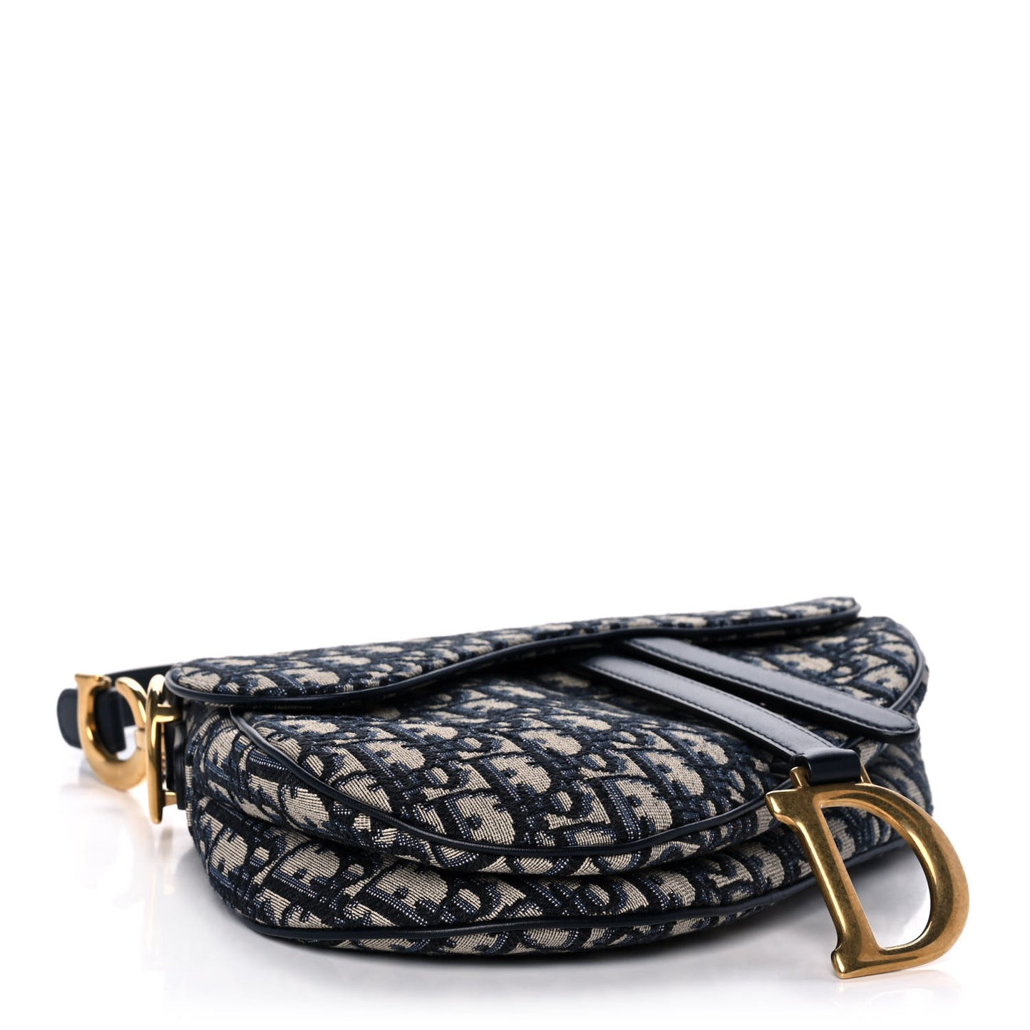 Oblique Saddle Bag Blue