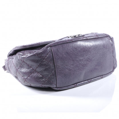 Chanel Glazed Calfskin On The Road XL Flap Purple 4 of 8