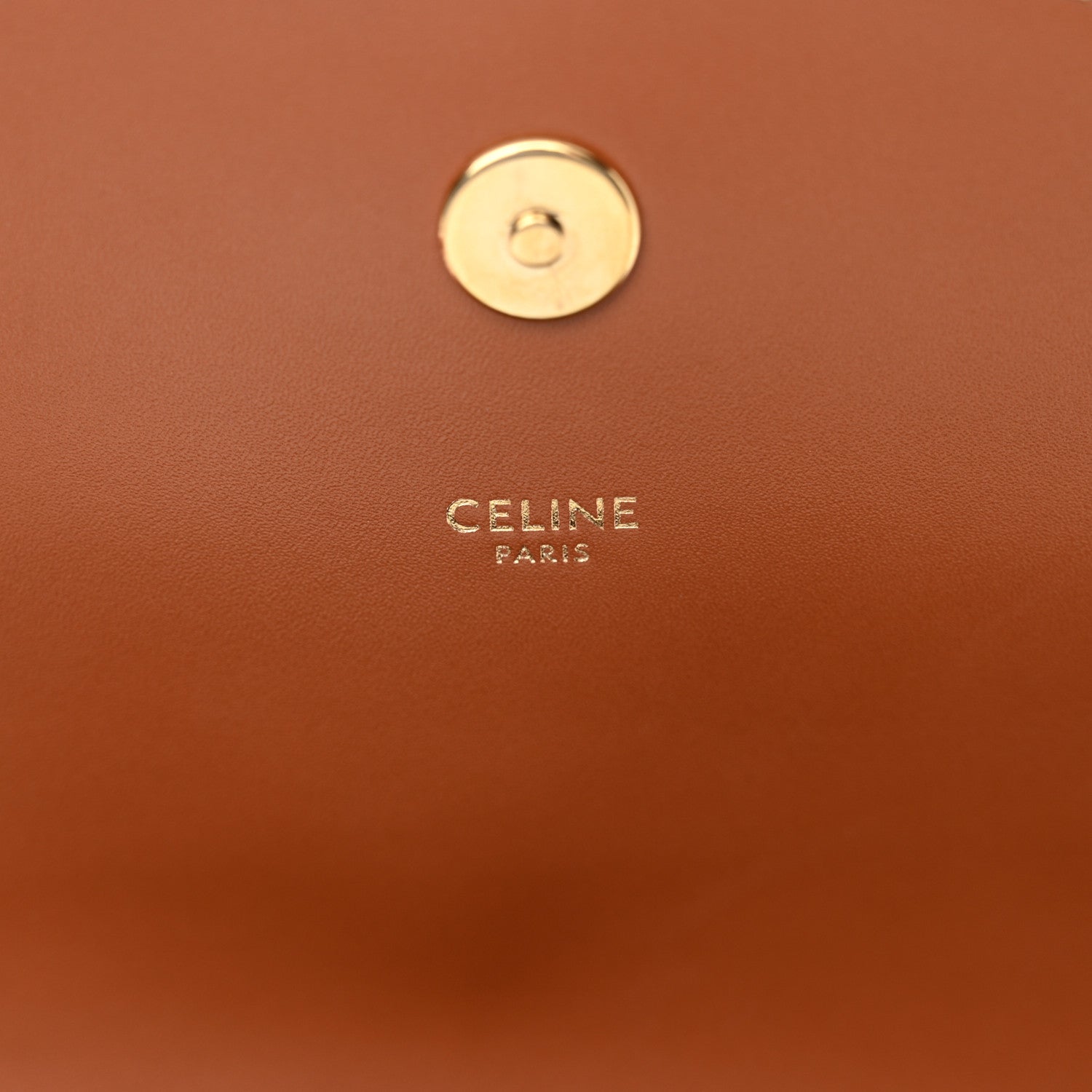 Celine Calfskin Triomphe Besace Tan 7 of 13