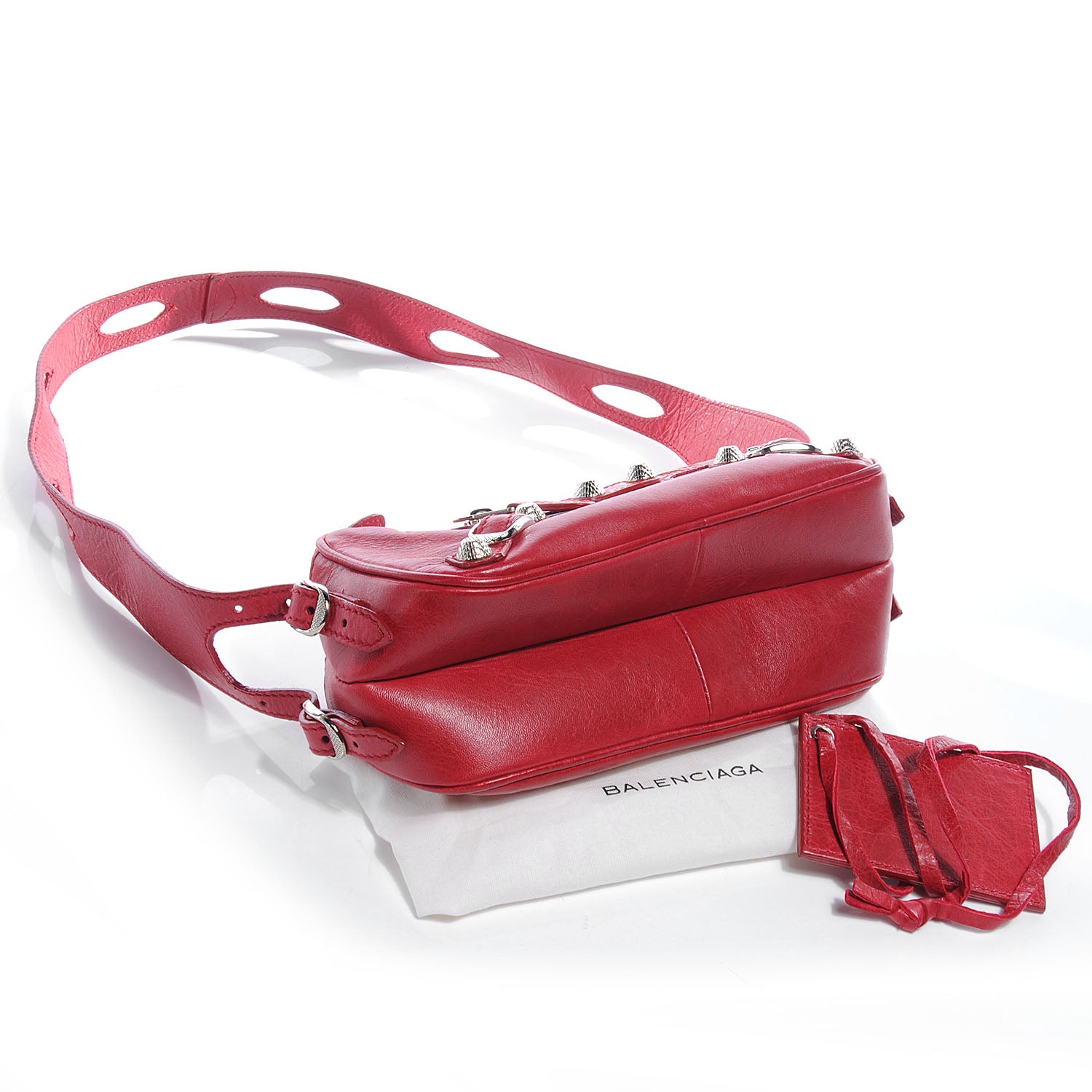 Balenciaga Agneau Giant Silver Hardware Chic Ruby 4 of 8