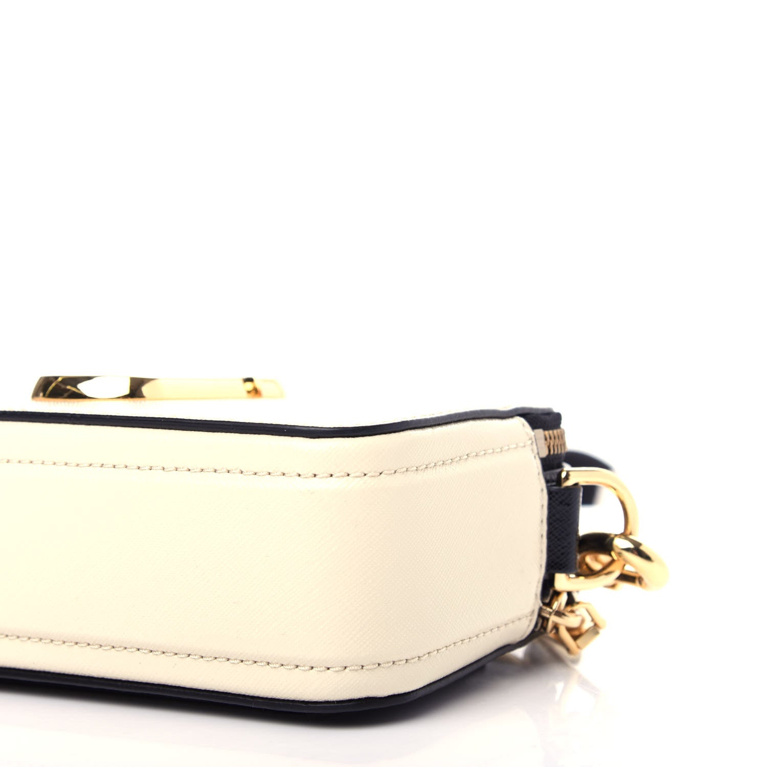 Marc Jacobs Saffiano Small Snapshot Camera Bag Cloud White Multicolor 10 of 12