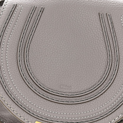 Chloe Calfskin Mini Marcie Round Crossbody Bag Cashmere Grey 6 of 8
