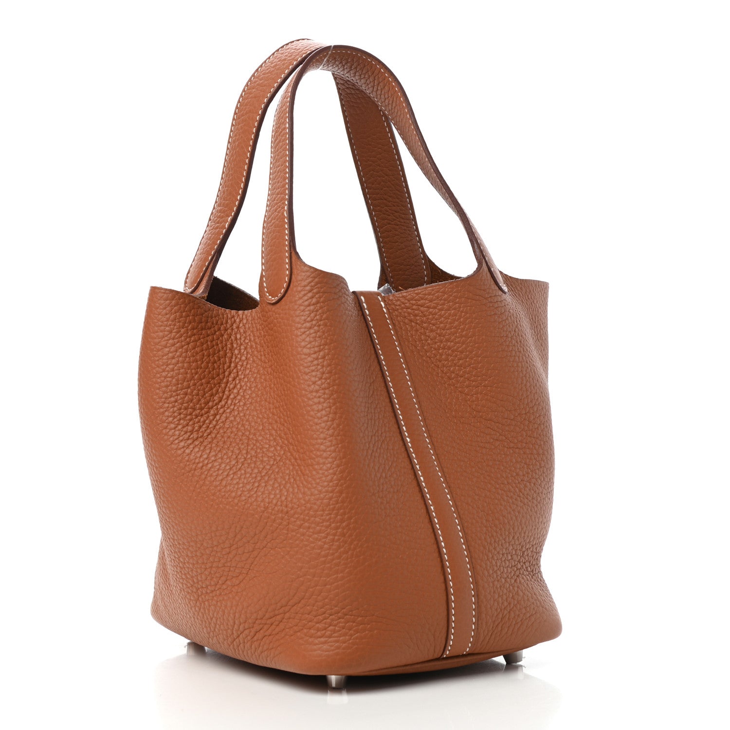 Hermes Taurillon Clemence Picotin Lock 18 PM Gold 3 of 10