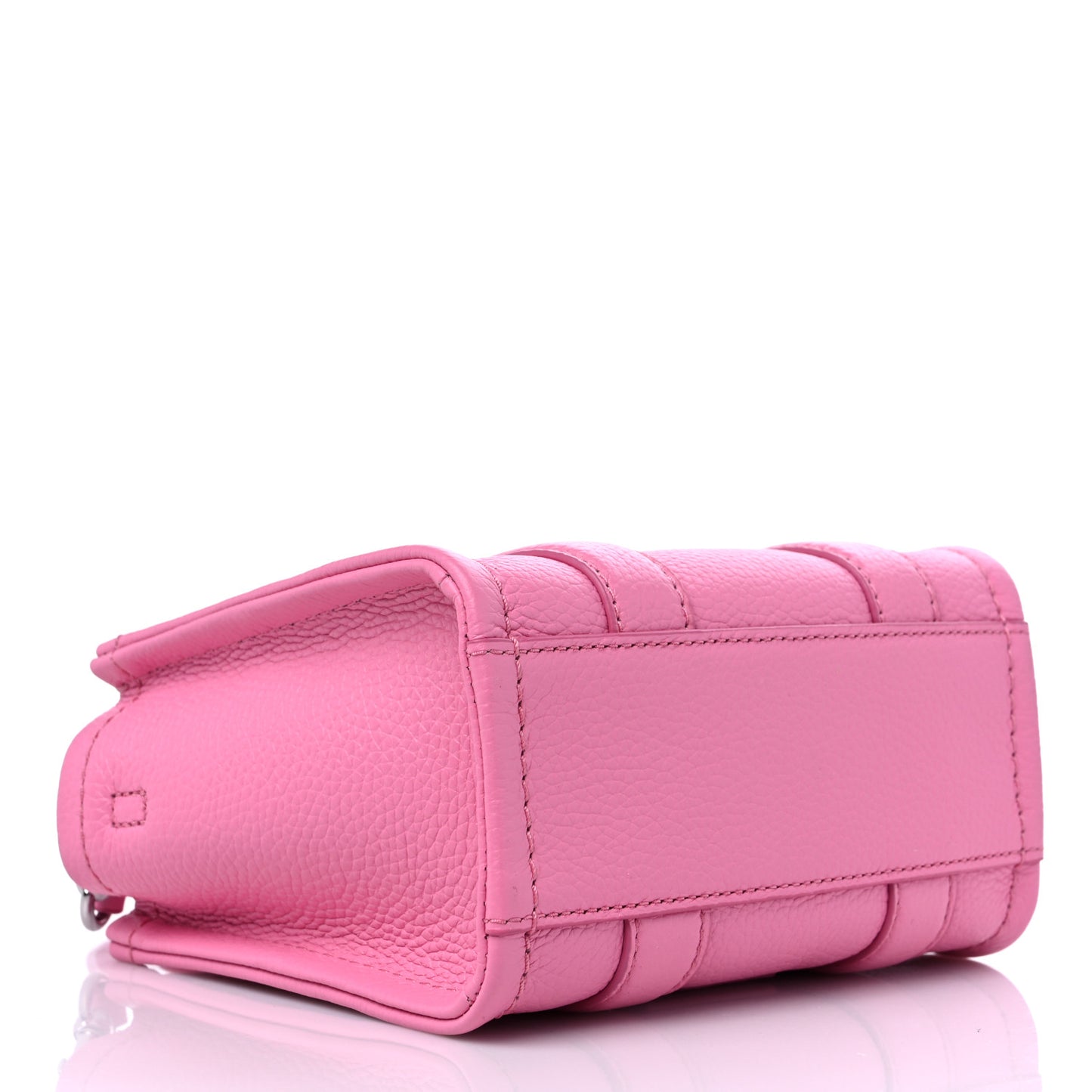 Grained Calfskin Micro The Tote Bag Pink