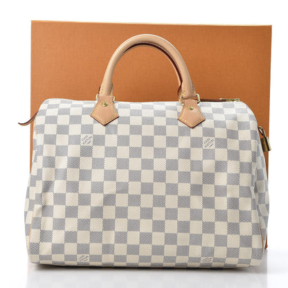 Louis Vuitton Damier Azur Speedy 30 10 of 10