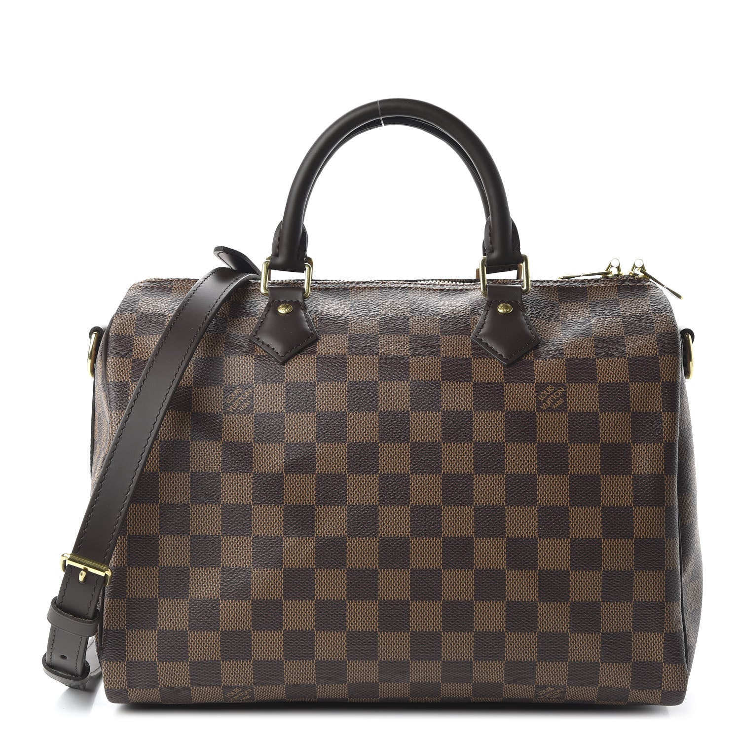 Louis Vuitton Damier Ebene Speedy Bandouliere 30 1 of 10