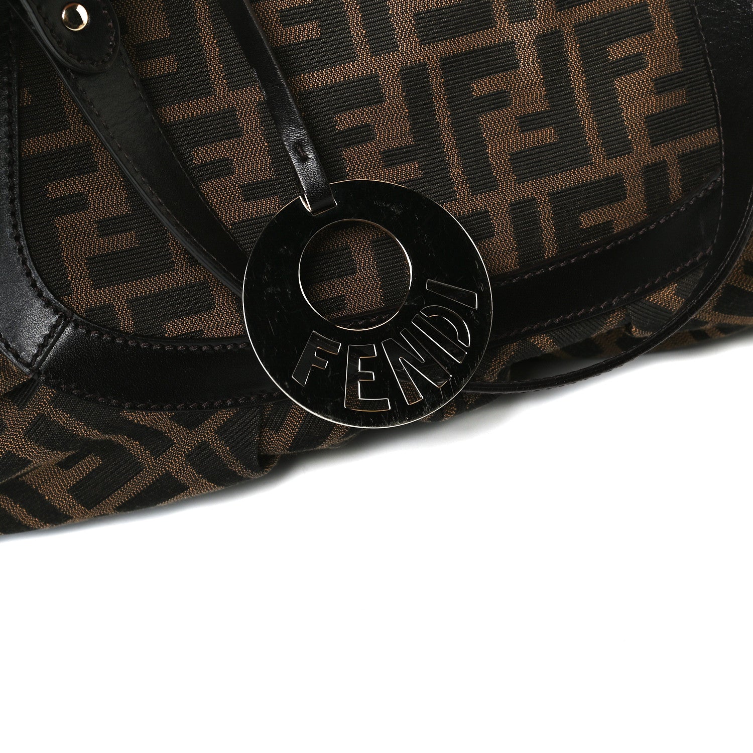 Fendi Zucca Medium Chef Shopper Tote Tobacco 13 of 22