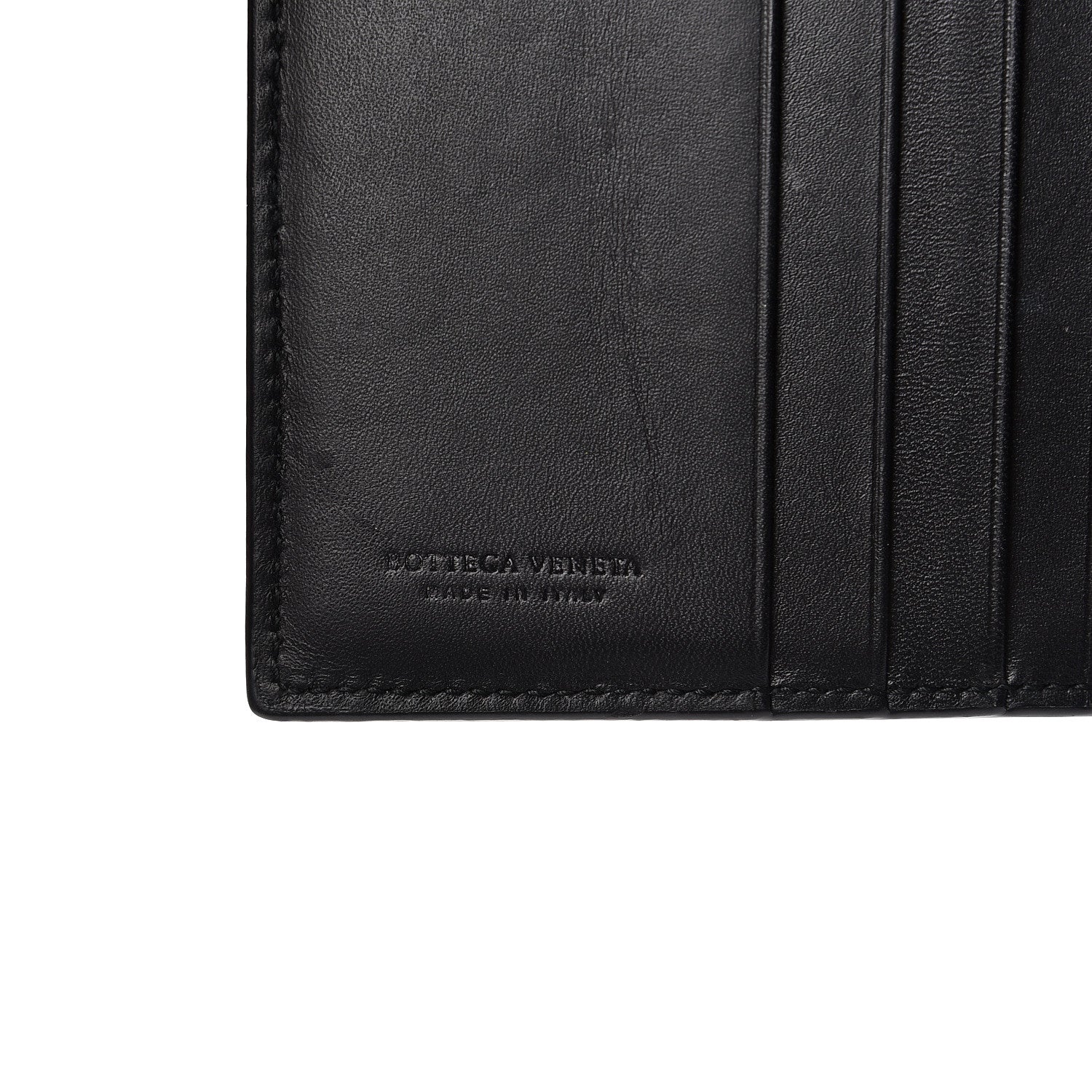 Bottega Veneta Nappa Intrecciato Bi-Fold Wallet Black 6 of 7
