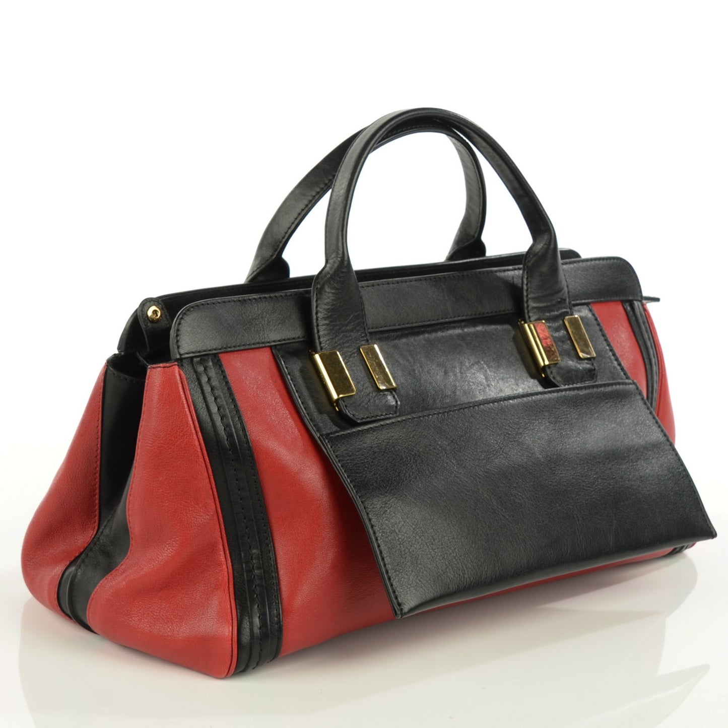 Calfskin Medium Alice Satchel Holly Berry