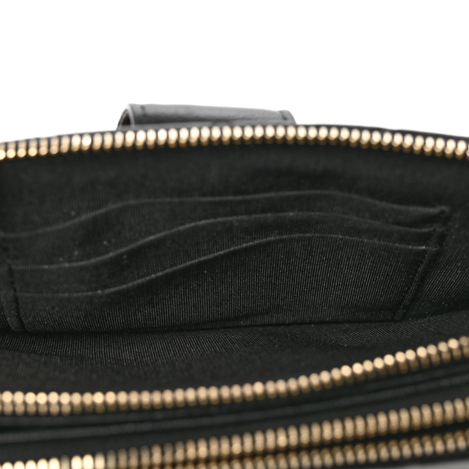 Chanel Goatskin Quilted CC Clutch With Chain Black 5 of 11