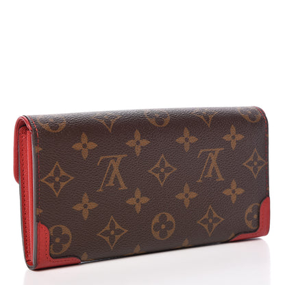 Louis Vuitton Monogram Sarah Retiro Wallet Cherry 3 of 8