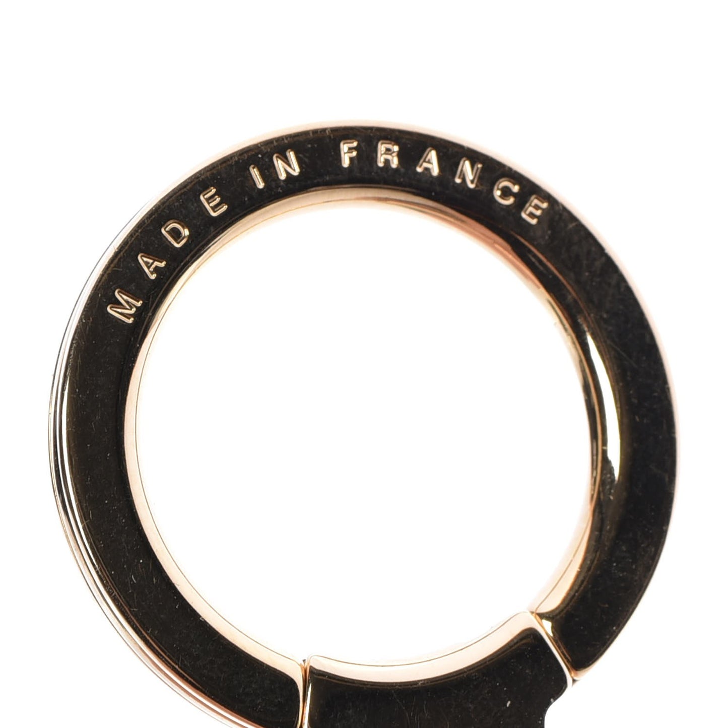 Metal Pochette Extender Key Ring Chain Gold