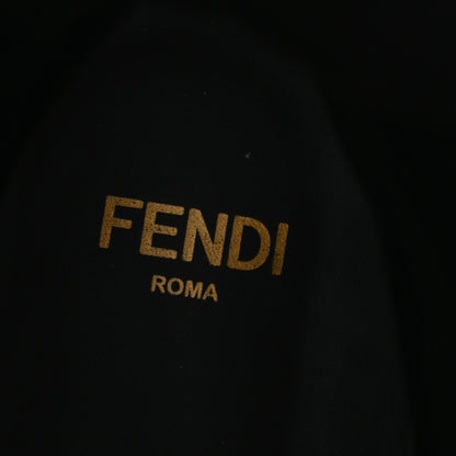 Fendi Zucca Calfskin Flip Boots 41 Brown Black 9 of 12