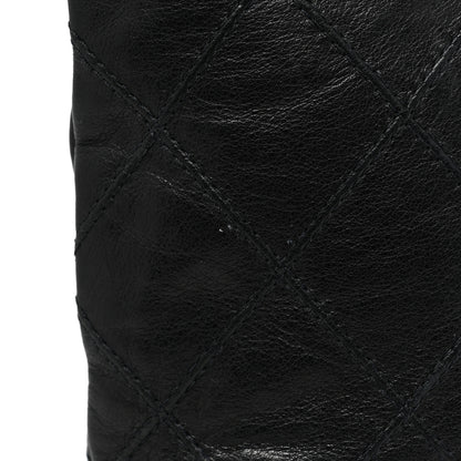 Chanel Lambskin Diamond Stitched Flap Waist Belt Bag 70 28 Black 13 of 19