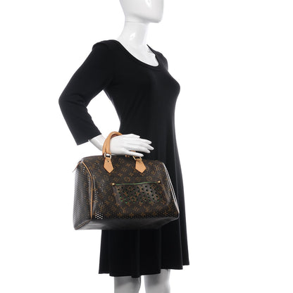 Louis Vuitton Monogram Perforated Speedy 30 Green 2 of 6