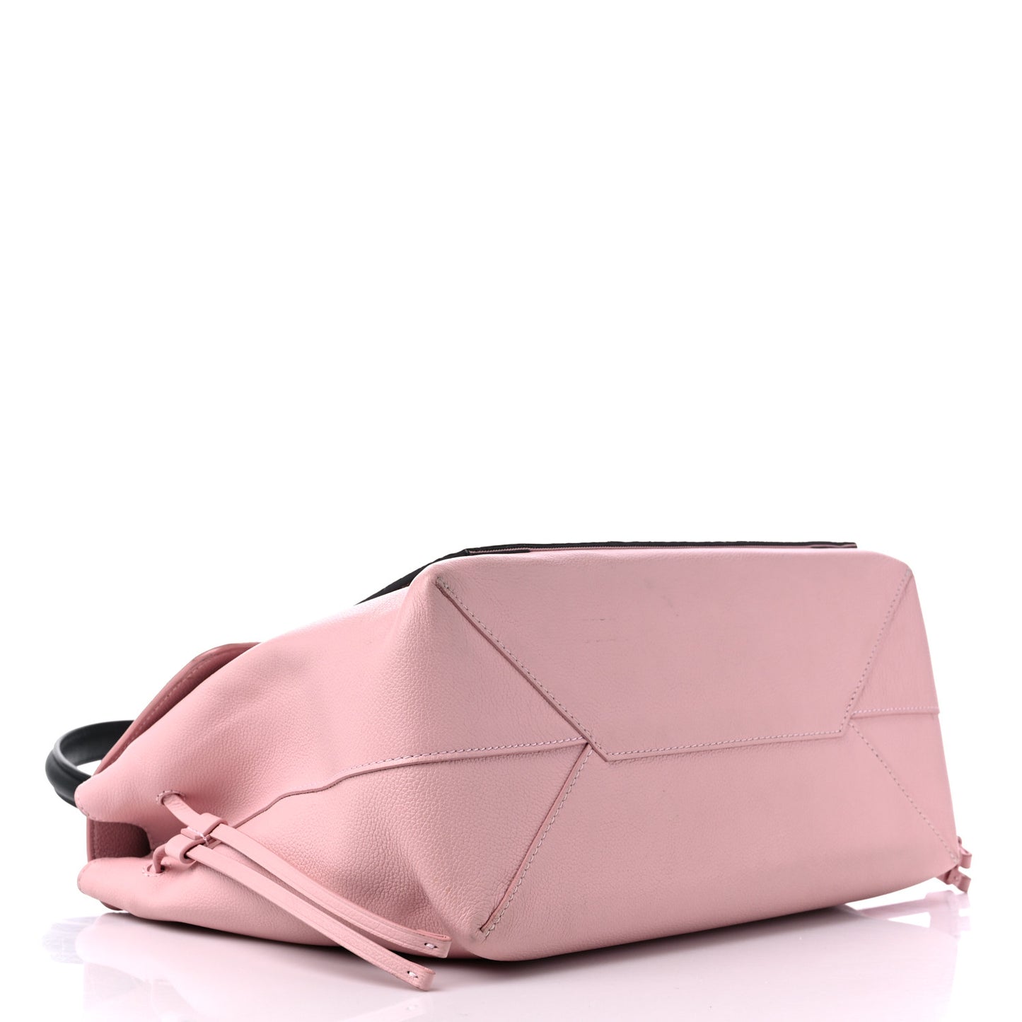 Calfskin Snakeskin Lockme MM Rose Ballerine