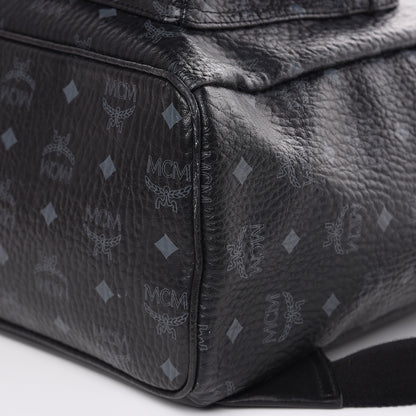 MCM Visetos Medium Stark Backpack Black 9 of 13