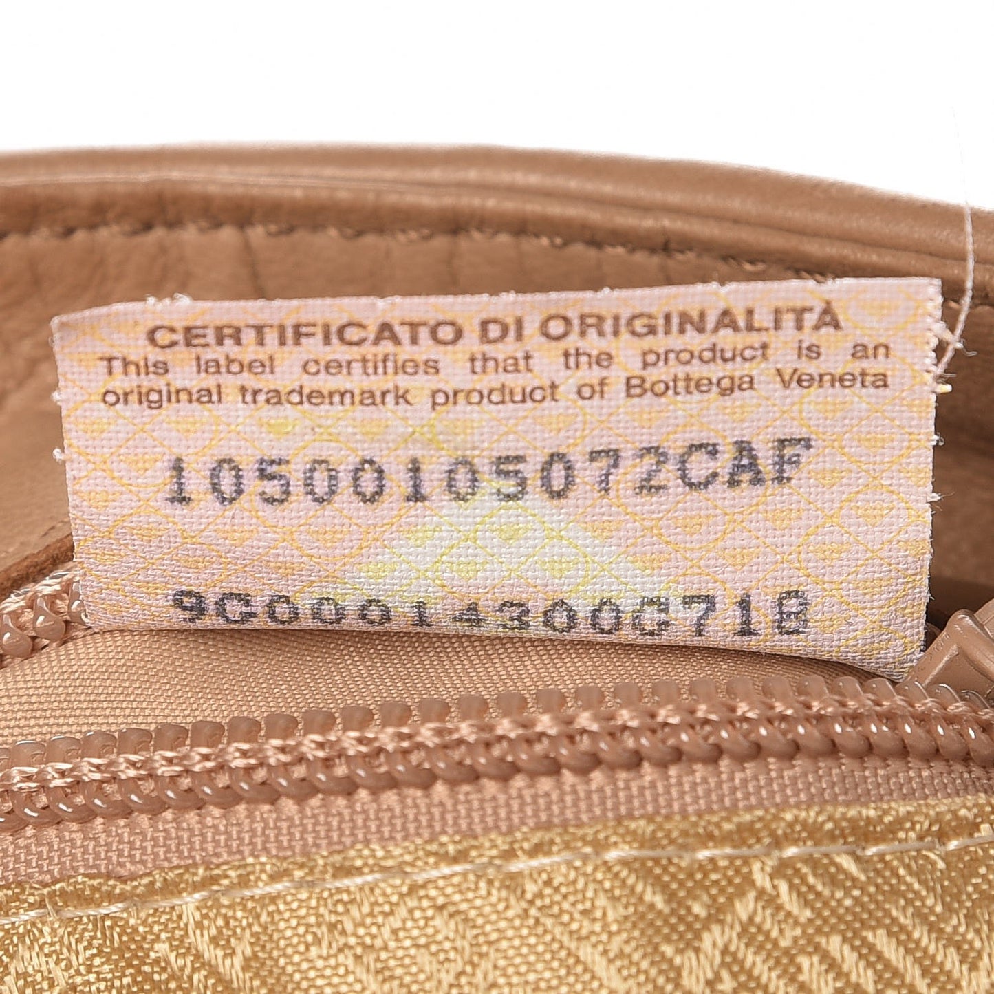 Nappa Intrecciato Shoulder Bag Beige