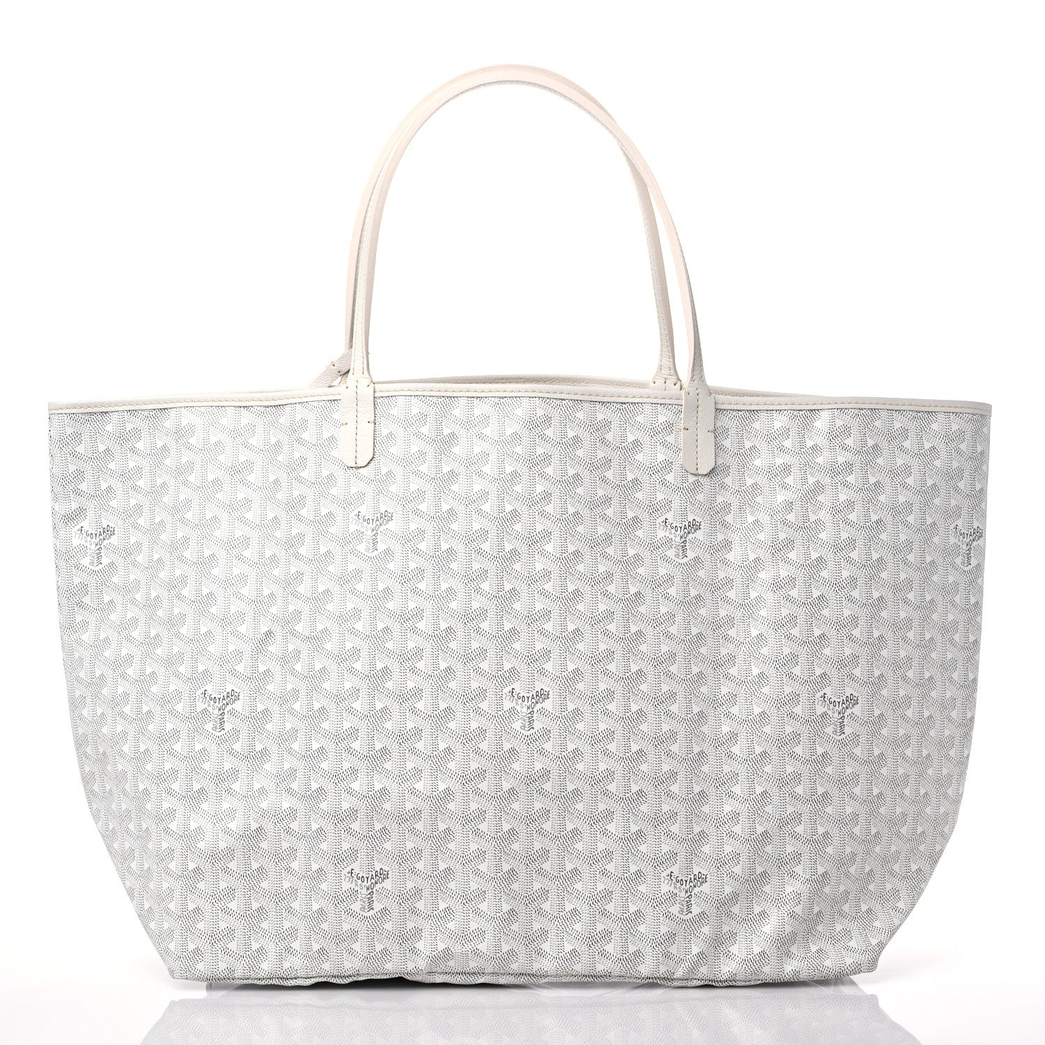 Goyard Goyardine Saint Louis GM White 3 of 9