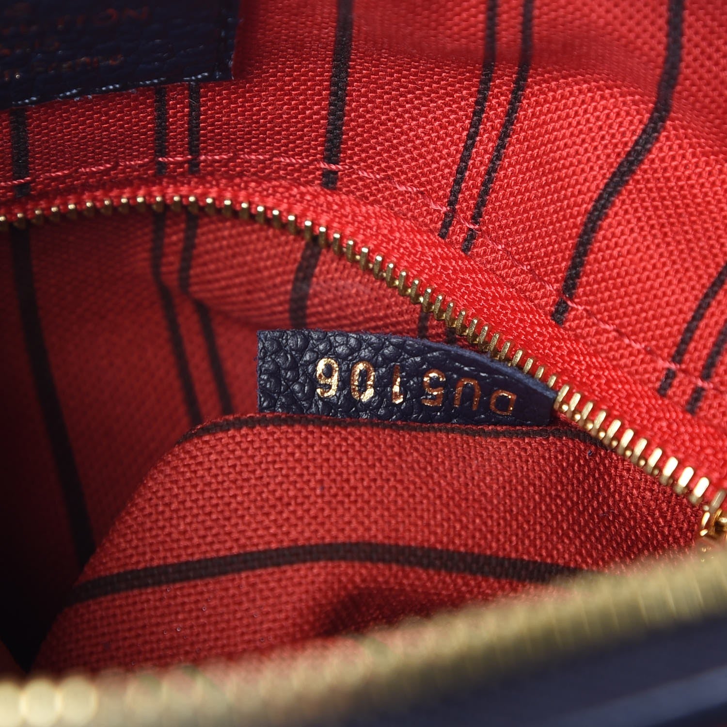 Louis Vuitton Empreinte Speedy Bandouliere 25 NM Marine Rouge 8 of 9