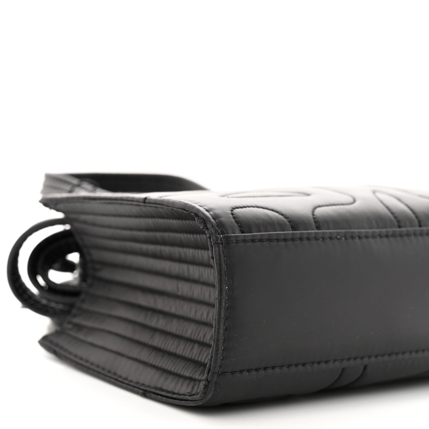 Telfar x MOOSE KNUCKLES Nylon Quilted Small Shopping Bag Black 8 of 9