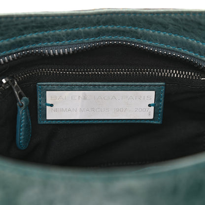 Balenciaga Chevre Giant 21 Gunmetal Hardware City Neiman Marcus LE Bleu 6 of 19