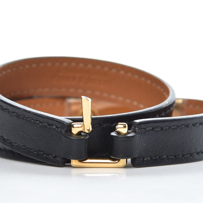 Hermes Swift Rivale Double Tour Bracelet S Black 4 of 7